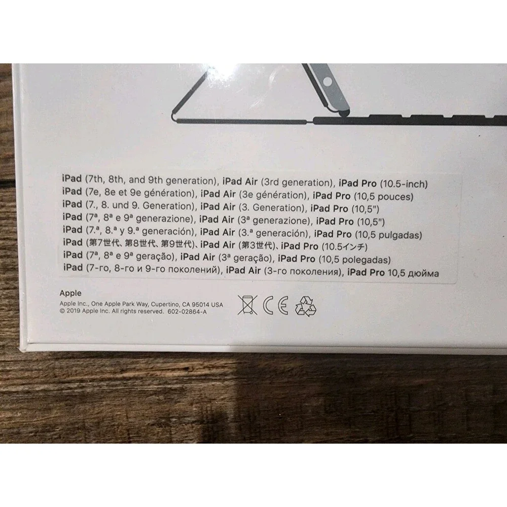 Apple Smart Keyboard for iPad(7th/8th/9th gen), iPad Air(3rd gen)&10.5iniPad Pro